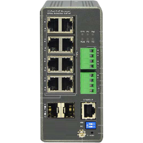 Transition Networks Managed Hardened Gigabit Ethernet Poe++ Switch