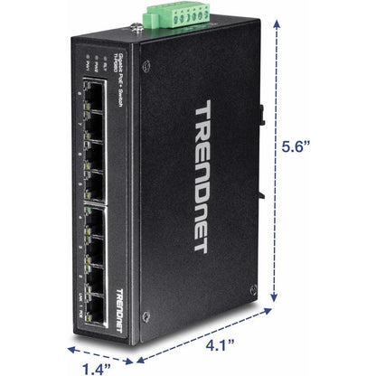 Trendnet Ti-Pg80 Network Switch Unmanaged L2 Gigabit Ethernet (10/100/1000) Power Over Ethernet (Poe) Black