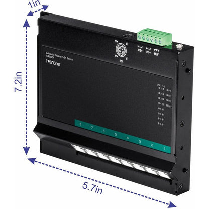 Trendnet Ti-Pg80F Network Switch Unmanaged Gigabit Ethernet (10/100/1000) Power Over Ethernet (Poe)