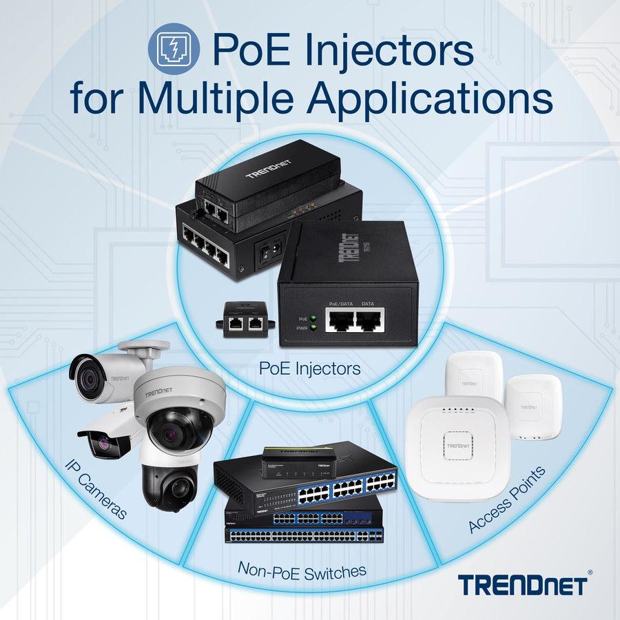 Trendnet Tpe-117Gi Poe Adapter Gigabit Ethernet