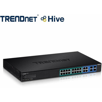 Trendnet Tpe-1620Ws Network Switch Managed L2 Gigabit Ethernet (10/100/1000) Power Over Ethernet (Poe) 1U Black