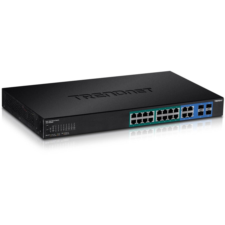 Trendnet Tpe-1620Ws Network Switch Managed L2 Gigabit Ethernet (10/100/1000) Power Over Ethernet (Poe) 1U Black