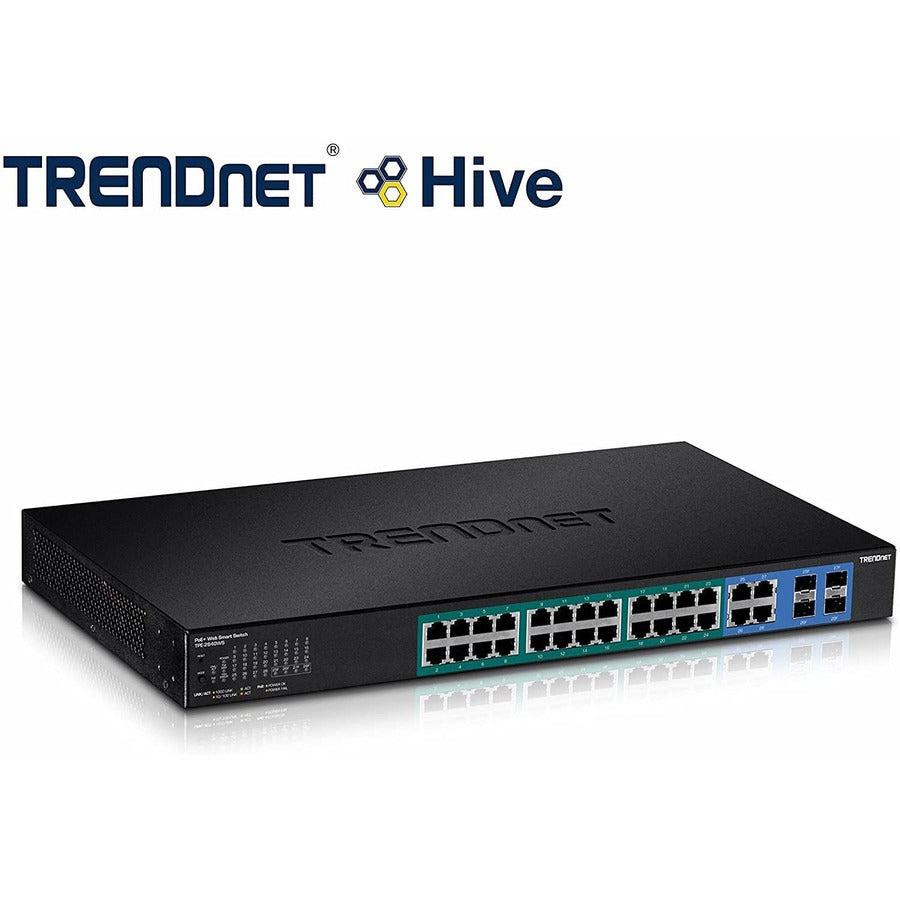 Trendnet Tpe-2840Ws Network Switch Managed Gigabit Ethernet (10/100/1000) Power Over Ethernet (Poe) 1U Black