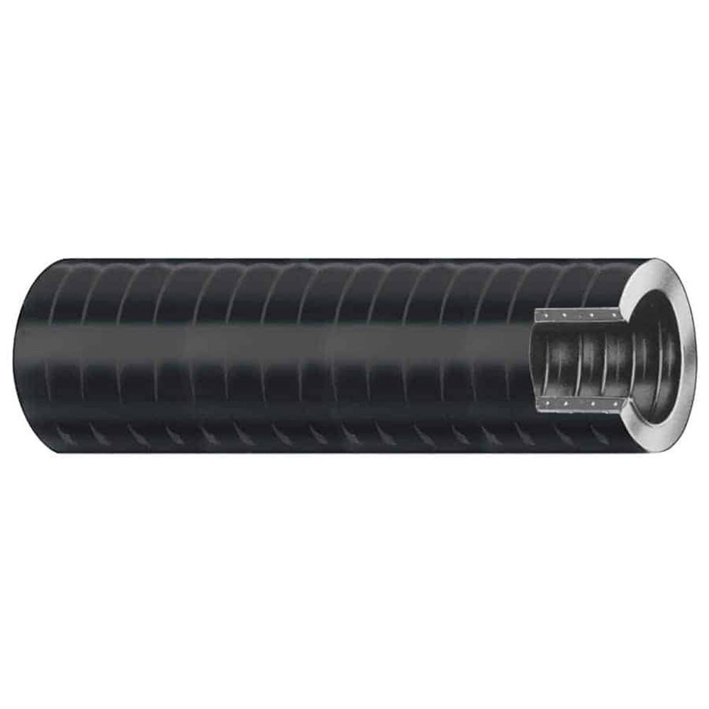 Trident Marine 1-1/8" x 50&#39; VAC XHD Bilge &amp; Live Well Hose - Hard PVC Helix - Black