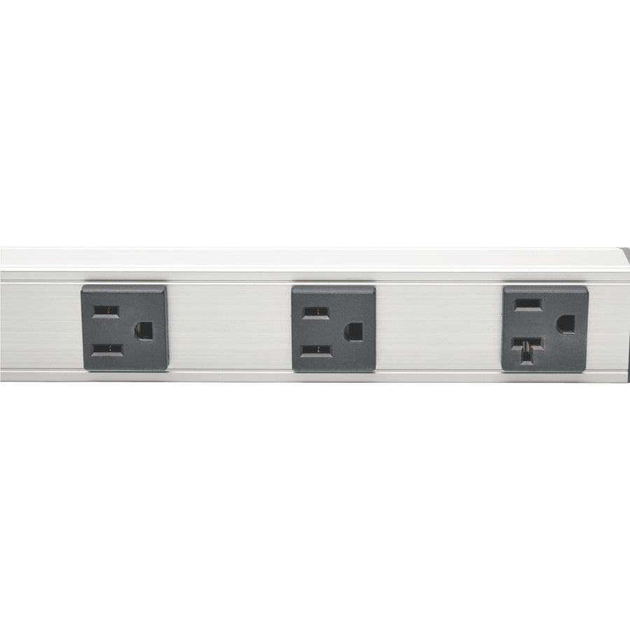 Tripp Lite 12-Outlet (10-15A & 2-20A) Power Strip With Surge Protection, 15-Ft. Cord, 1650 Joules, 36 In.