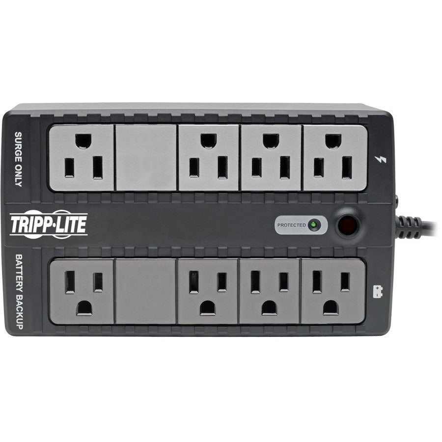 Tripp Lite 120V 500Va 260W Standby Ups, 8 Outlets (Nema 5-15R), 5-15P Plug, 5 Ft. Cord, Desktop/Wall Mount
