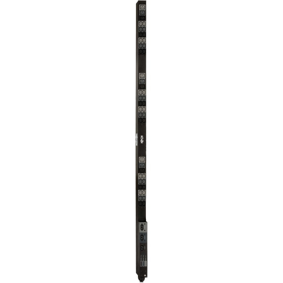 Tripp Lite 12.6Kw 208V 3-Phase Basic Pdu - 45 Outlets (36 C13, 9 C19), Hubbell 50A Cs8365C Input, 6 Ft. Cord, 70 In. 0U, Taa