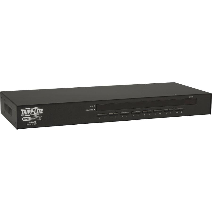 Tripp Lite 16-Port 1U Rack-Mount Usb/Ps2 Kvm Switch With On-Screen Display