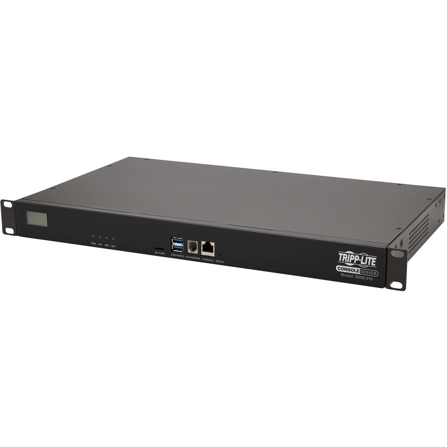 Tripp Lite 16-Port Console Server, Usb Ports (2) - Dual Gbe Nic, 16 Gb Flash, Sd Card, Wi-Fi, Desktop/1U Rack, Taa