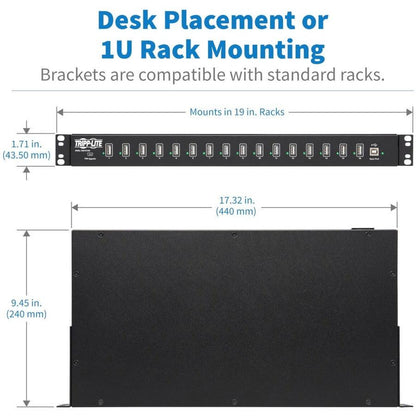 Tripp Lite 16-Port Usb Charging Station With Syncing Function - 5V 40A / 200W Usb Charger Output