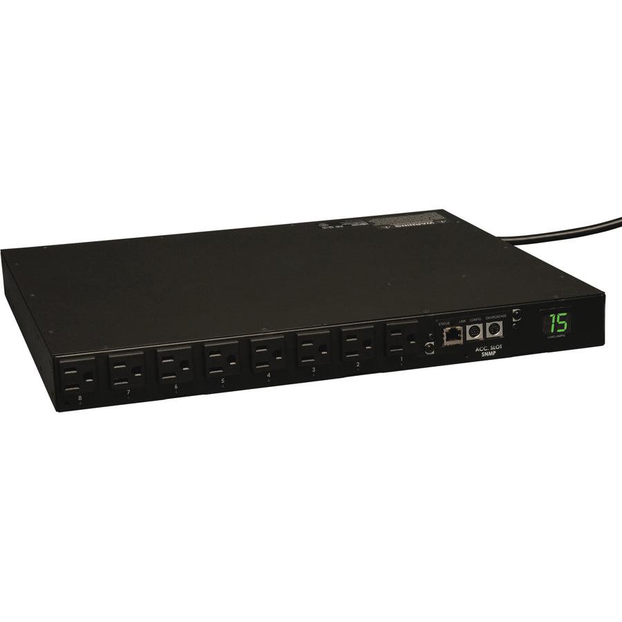 Tripp Lite 1.4Kw Single-Phase Switched Pdu, 120V Outlets (16 5-15R), 5-15P, 100-127V Input, 12Ft Cord, 1U Rack-Mount