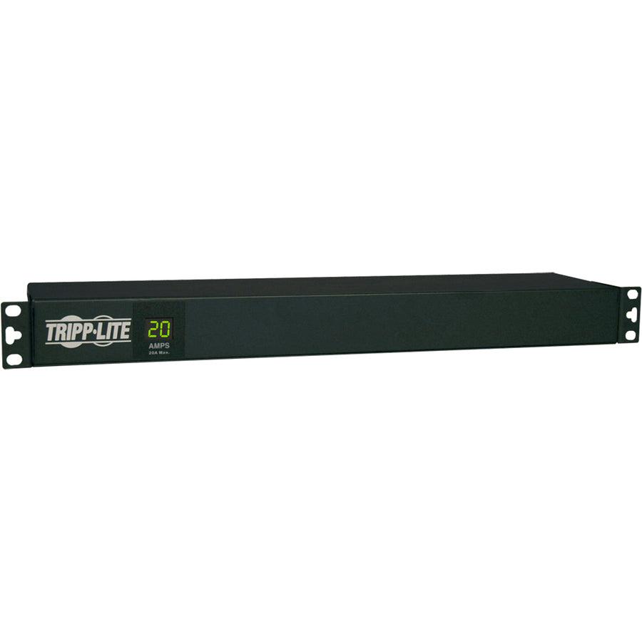 Tripp Lite 1.92Kw Single-Phase Metered Pdu, 120V (12 5-15/20R), L5-20P / 5-20P, 110-127V Input, 15Ft Cord, 1U Rack-Mount