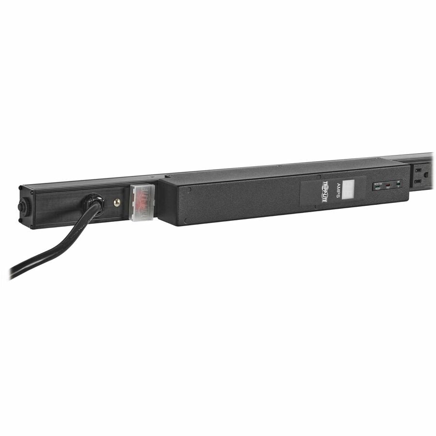 Tripp Lite 1.92kW Single-Phase Local Metered PDU with ISOBAR Surge Protection, 120V, 3840 Joules, 28 NEMA 5-15/20R Outlets, L5-20P Input, 15 ft. Cord, 0U Vertical