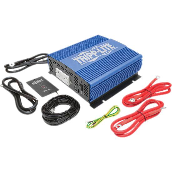 Tripp Lite 2000W Medium-Duty Compact Mobile Power Inverter With 2 Ac/1 Usb - 2.0A/Battery Cables