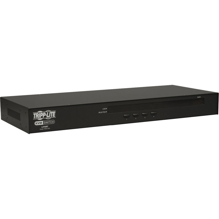 Tripp Lite 4-Port 1U Rack-Mount Usb/Ps2 Kvm Switch With On-Screen Display