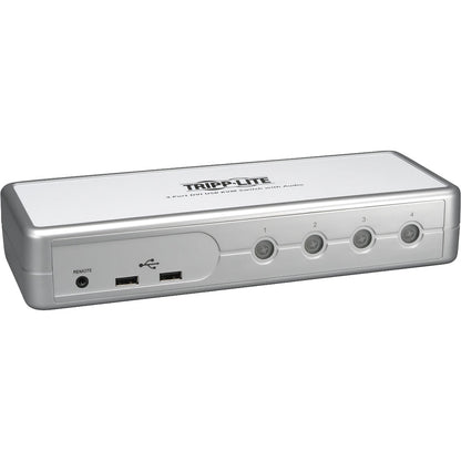 Tripp Lite 4-Port Compact Dvi / Usb Kvm Switch W/ Audio And Cables