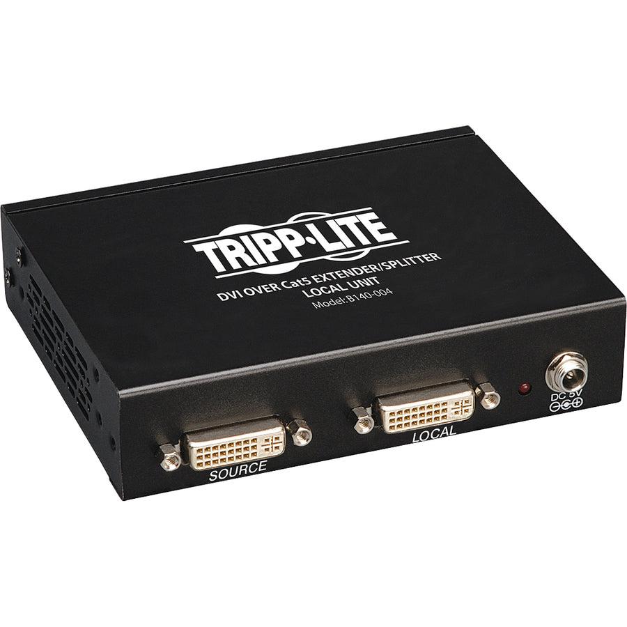 Tripp Lite 4-Port Dvi Over Cat5/Cat6 Extender Splitter, Video Transmitter, 1920X1080 At 60Hz, Up To 61 M (200-Ft.)