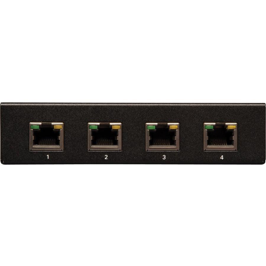 Tripp Lite 4-Port Vga With Audio Over Cat5 / Cat6 Extender Splitter, Box-Style Transmitter With Edid, 1920 X 1440 At 60Hz, Up To 305 M (1,000-Ft.)