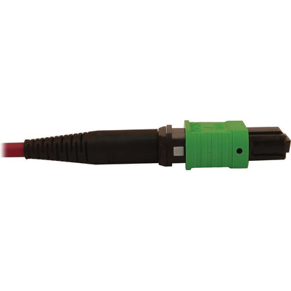 Tripp Lite 40/100/400G Multimode 50/125 Om4 Breakout Fiber Optic Cable (16F Mtp/Mpo-Apc To 8X Duplex Sn-Pc F/M), Lszh, Magenta, 3 M (9.8 Ft.)