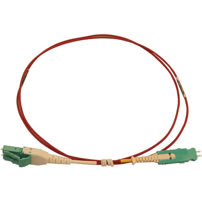 Tripp Lite 40/100/400G Multimode 50/125 Om4 Fiber Optic Cable (Duplex Sn-Pc To Duplex Lc-Pc M/M), Lszh, Magenta, 1 M (3.3 Ft.)