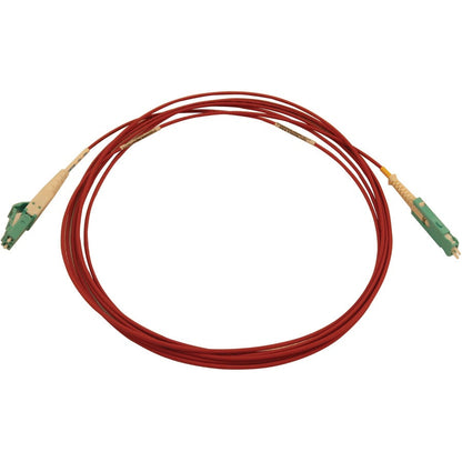 Tripp Lite 40/100/400G Multimode 50/125 Om4 Fiber Optic Cable (Duplex Sn-Pc To Duplex Lc-Pc M/M), Lszh, Magenta, 3 M (9.8 Ft.)