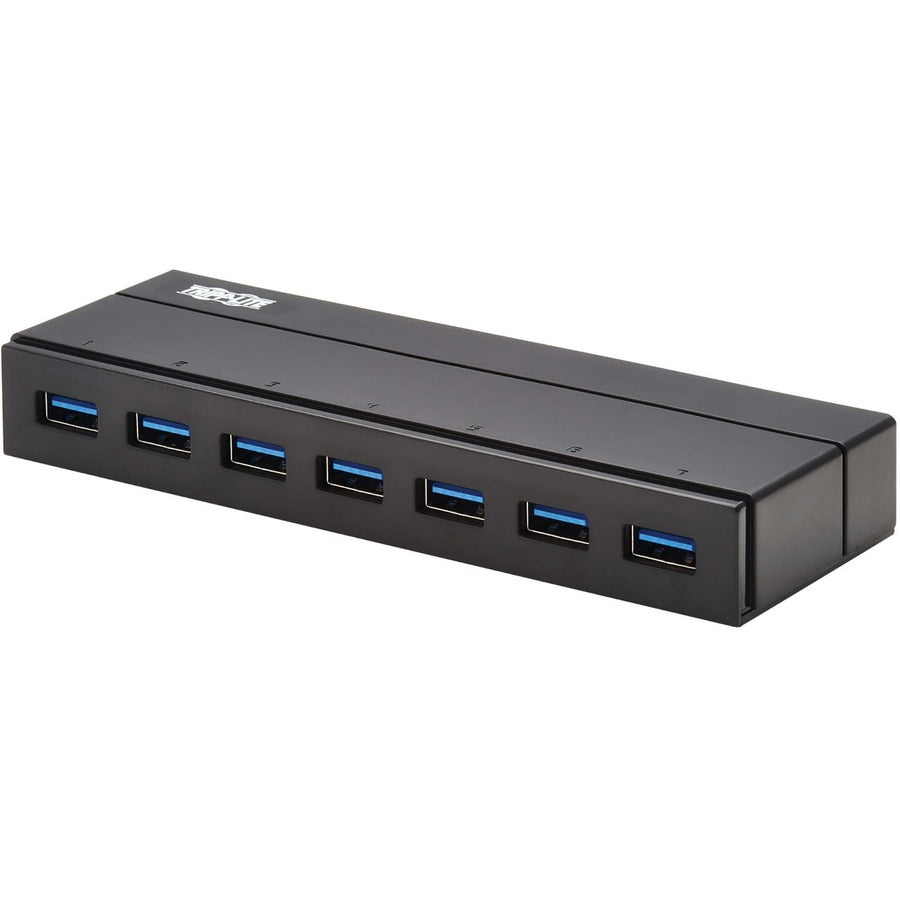 Tripp Lite 7-Port Usb-A Mini Hub - Usb 3.2 Gen 1, International Plug Adapters