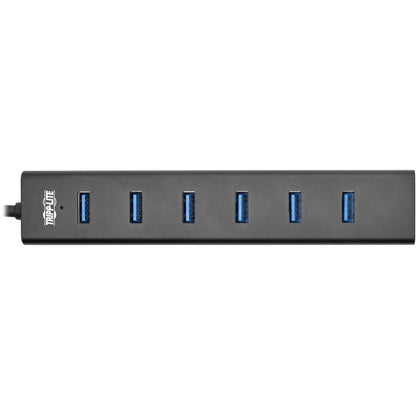 Tripp Lite 7-Port Usb-A Mini Hub - Usb 3.2 Gen 1, International Plug Adapters, Aluminum Housing