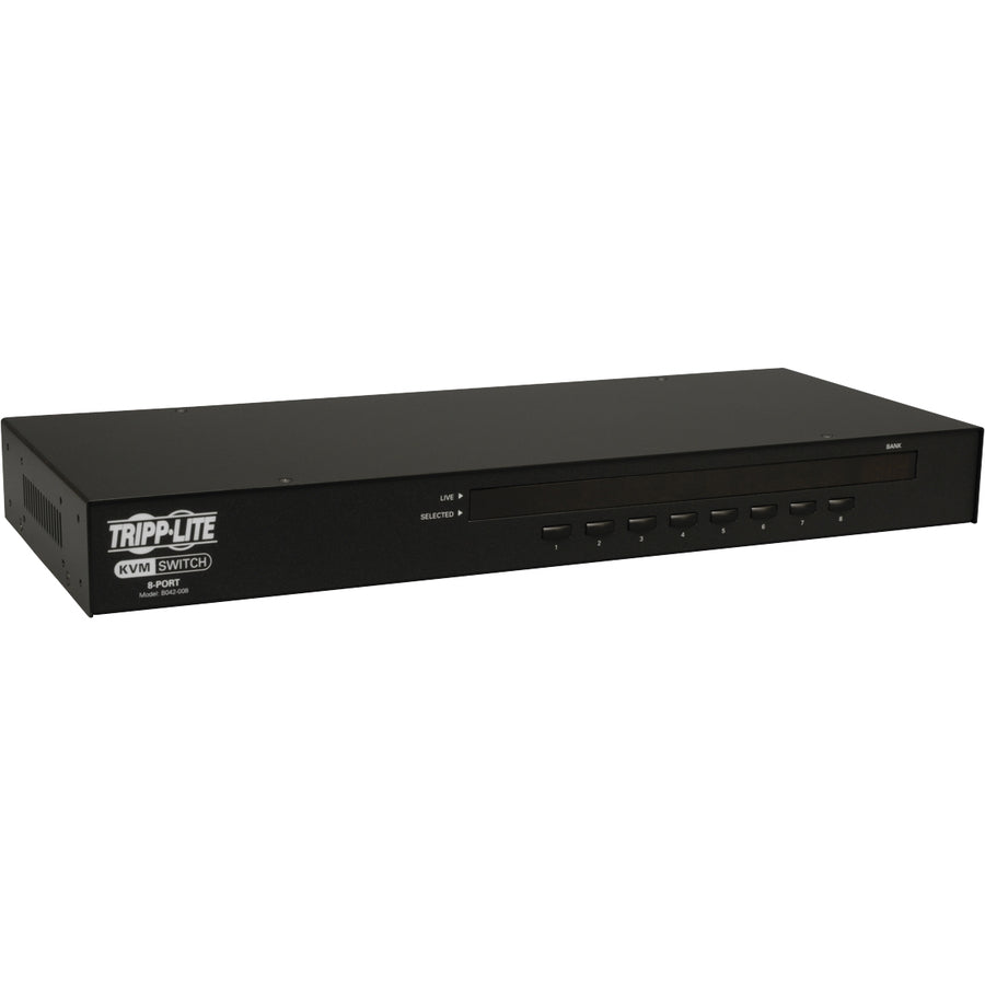 Tripp Lite 8-Port 1U Rack-Mount Usb/Ps2 Kvm Switch With On-Screen Display