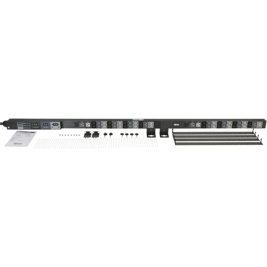 Tripp Lite 8.6Kw 208/120V Three-Phase Basic Pdu - 48 Outlets (36 C13, 6 C19, 6 5-15/20R), L21-30P Input, 6 Ft. Cord, 70 In. 0U Rack