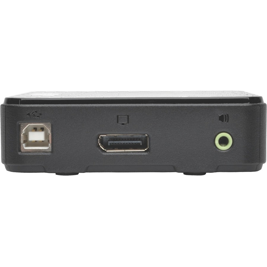 Tripp Lite B004-Dp2Ua2-K 2-Port Displayport Kvm Switch 4K 60 Hz With Audio, Cables And Usb Peripheral Sharing