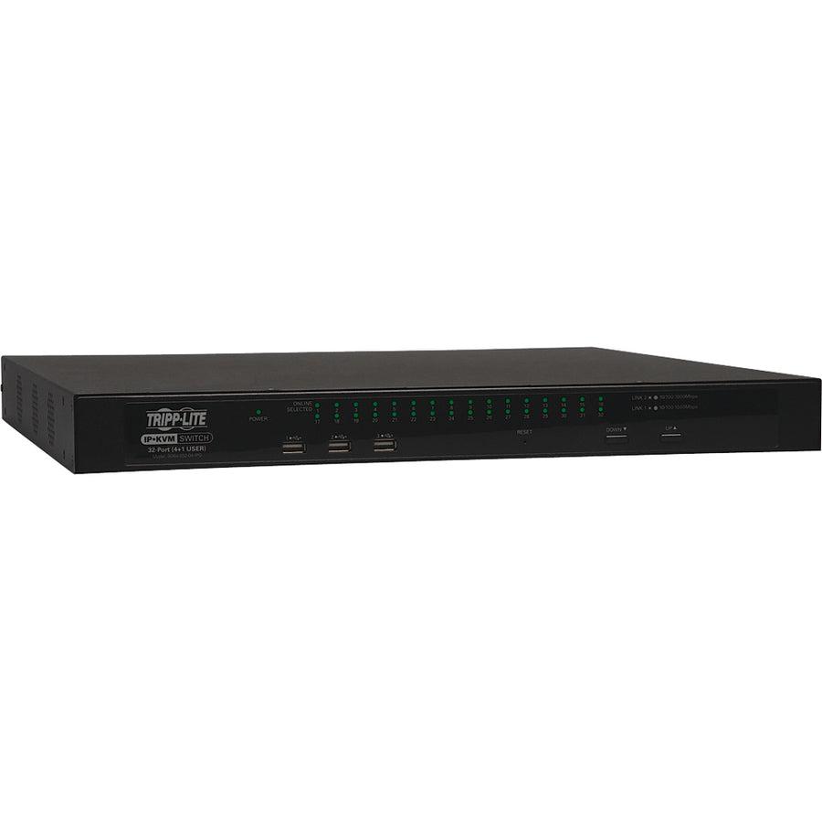 Tripp Lite B064-032-04-Ipg Netdirector 32-Port Cat5 Kvm Over Ip Switch - Virtual Media, 4 Remote + 1 Local User, 1U Rack-Mount, Taa