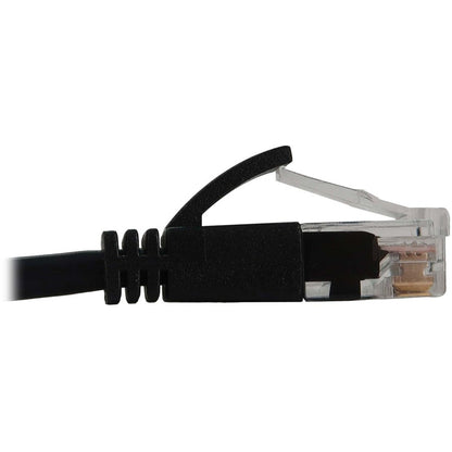 Tripp Lite Cat6A 10G Snagless Molded Slim Utp Ethernet Cable (Rj45 M/M), Poe, Black, 7 Ft. (2.1 M)