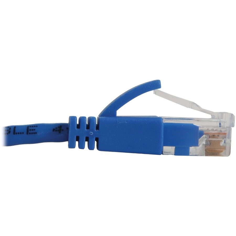 Tripp Lite Cat6A 10G Snagless Molded Slim Utp Ethernet Cable (Rj45 M/M), Poe, Blue, 7 Ft. (2.1 M)