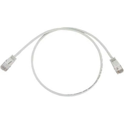 Tripp Lite Cat6A 10G Snagless Molded Slim Utp Ethernet Cable (Rj45 M/M), Poe, White, 10 Ft. (3.1 M)