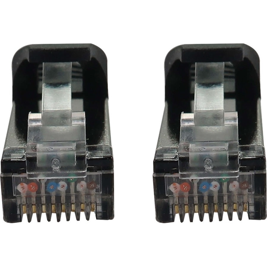 Tripp Lite Cat6A 10G Snagless Shielded Slim Stp Ethernet Cable (Rj45 M/M), Poe, Black, 3 Ft. (0.9 M)