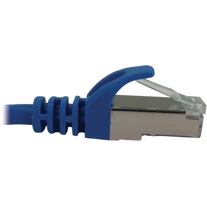 Tripp Lite Cat6A 10G Snagless Shielded Slim Stp Ethernet Cable (Rj45 M/M), Poe, Blue, 1 Ft. (0.3 M)