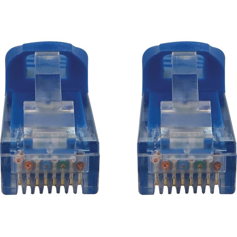 Tripp Lite Cat6a 10G Snagless Molded UTP Ethernet Cable (RJ45 M/M), PoE, Blue, 7 ft. (2.1 m)