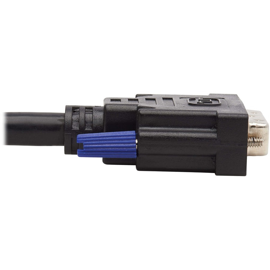 Tripp Lite Dual Dvi Kvm Cable Kit - Dvi, Usb, 3.5 Mm Audio (3Xm/3Xm) + Dvi (M/M), 6 Ft. (1.83 M)