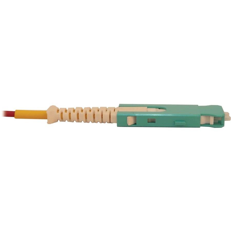 Tripp Lite Fiber Optic Cable 400G Multimode 50/125 Om4 Fiber Cable, Magenta, 1 M (3.3 Ft.)