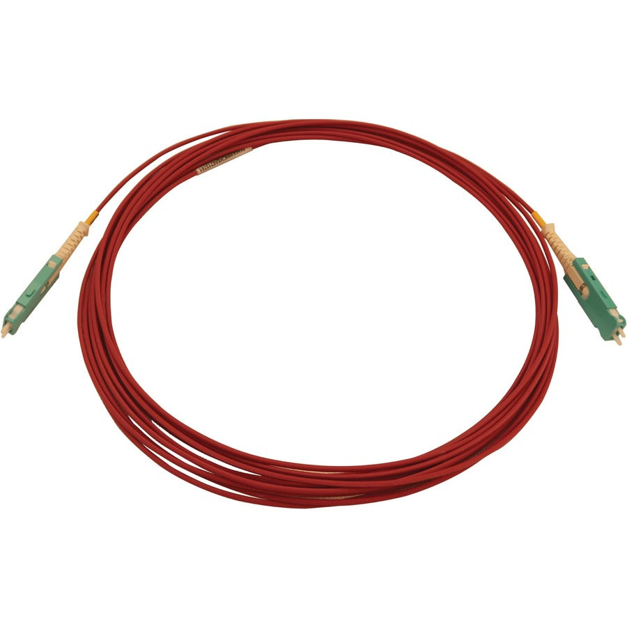 Tripp Lite Fiber Optic Cable 400G Multimode 50/125 Om4 Fiber Cable, Magenta, 5 M (16.4 Ft.)