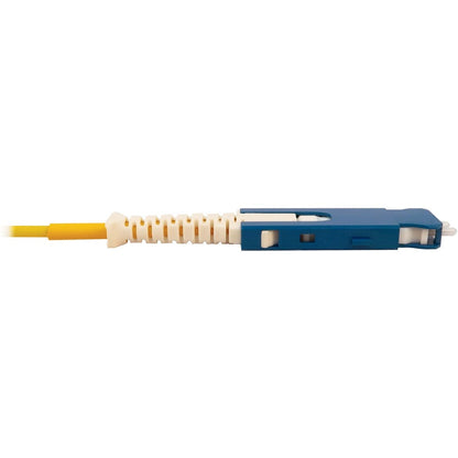 Tripp Lite Fiber Optic Cable 400G Singlemode 9/125 Os2 Fiber Cable, Yellow, 2 M (6.6 Ft.)