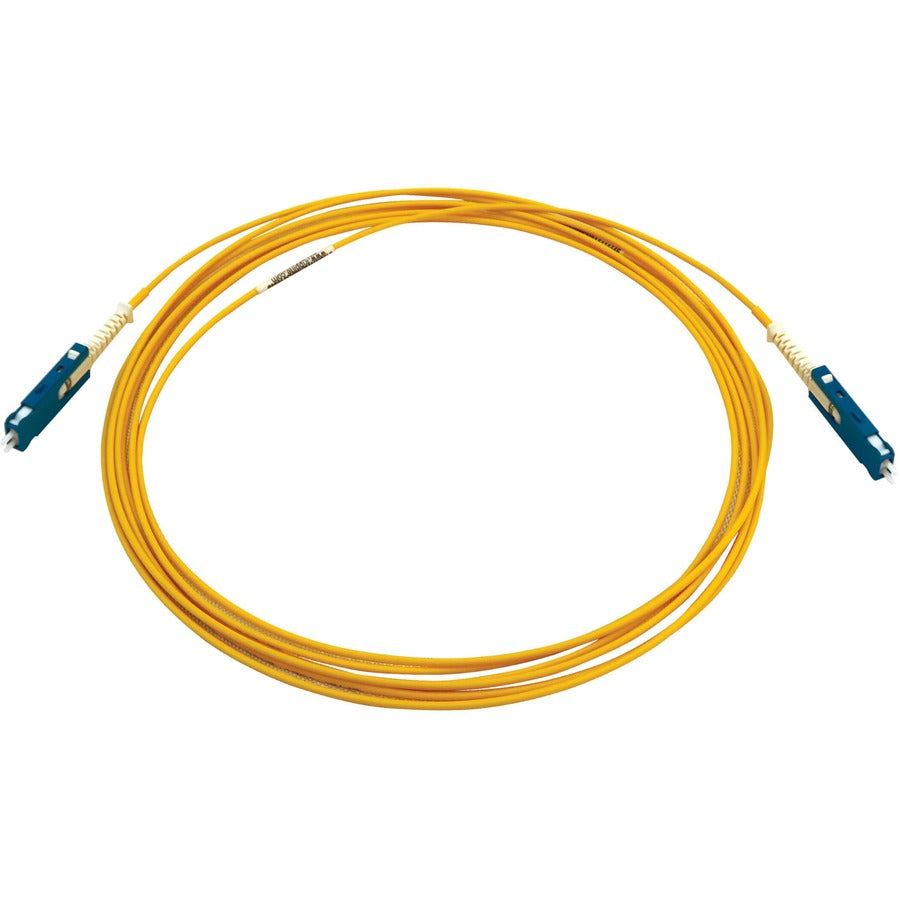 Tripp Lite Fiber Optic Cable 400G Singlemode 9/125 Os2 Fiber Cable, Yellow, 3 M (9.8 Ft.)