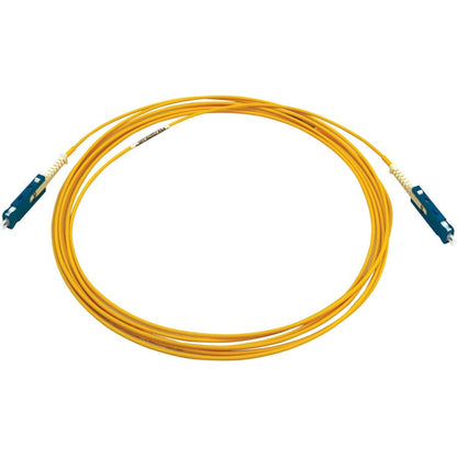 Tripp Lite Fiber Optic Cable 400G Singlemode 9/125 Os2 Fiber Cable, Yellow, 3 M (9.8 Ft.)