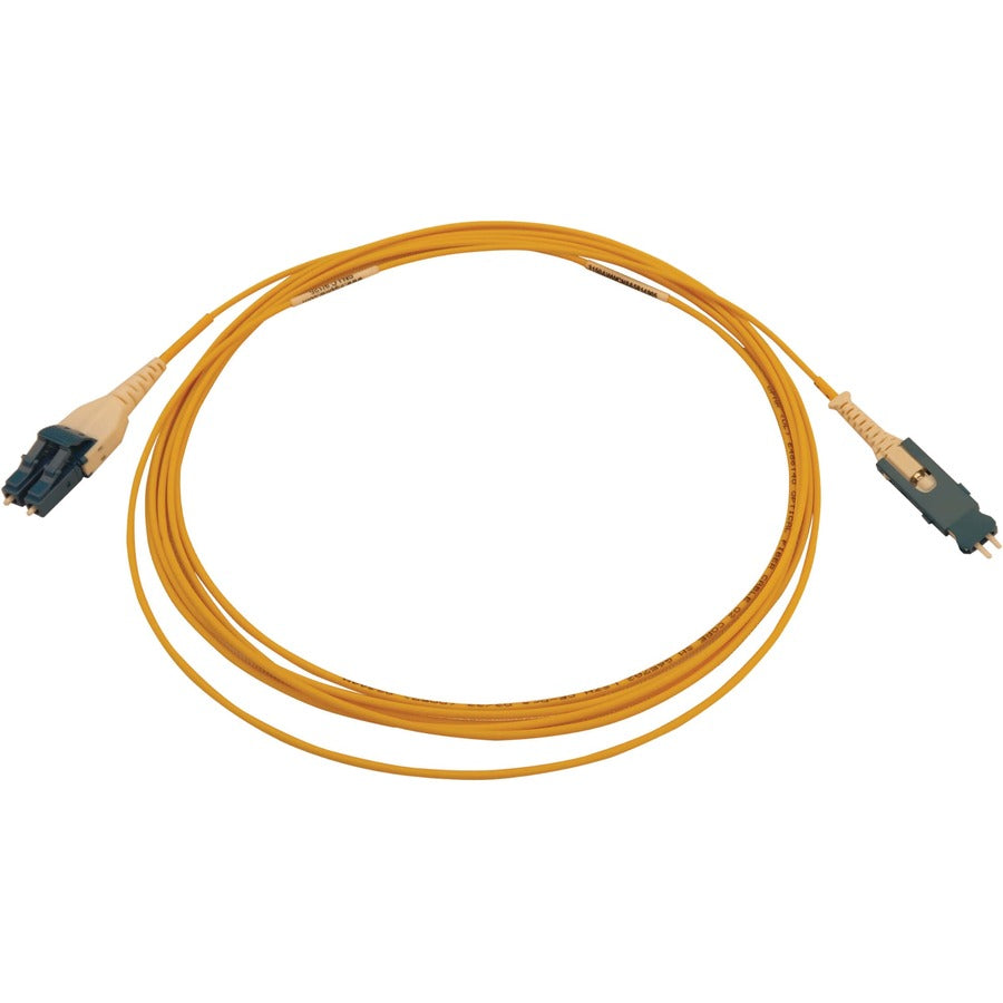 Tripp Lite Fiber Optic Cable 40/100/400G Singlemode 9/125 Os2 Fiber Cable, Yellow, 3 M (9.8 Ft.)