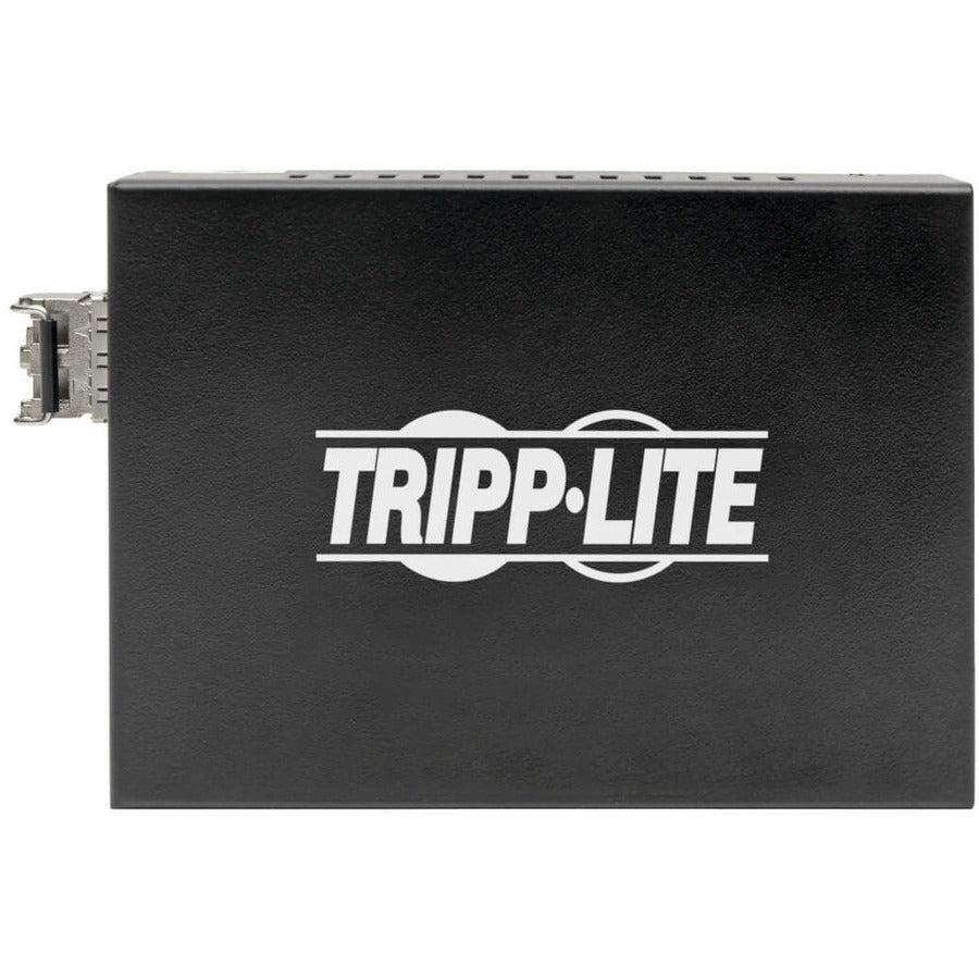 Tripp Lite Gigabit Multimode Fiber To Ethernet Media Converter, Poe+ - 10/100/1000 Lc, 850 Nm, 550 M (1804 Ft.)