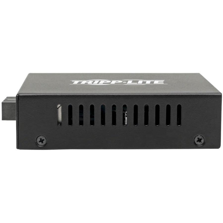 Tripp Lite Gigabit Multimode Fiber To Ethernet Media Converter, Poe+ - 10/100/1000 Sc, 850 Nm, 550 M (1804 Ft.)