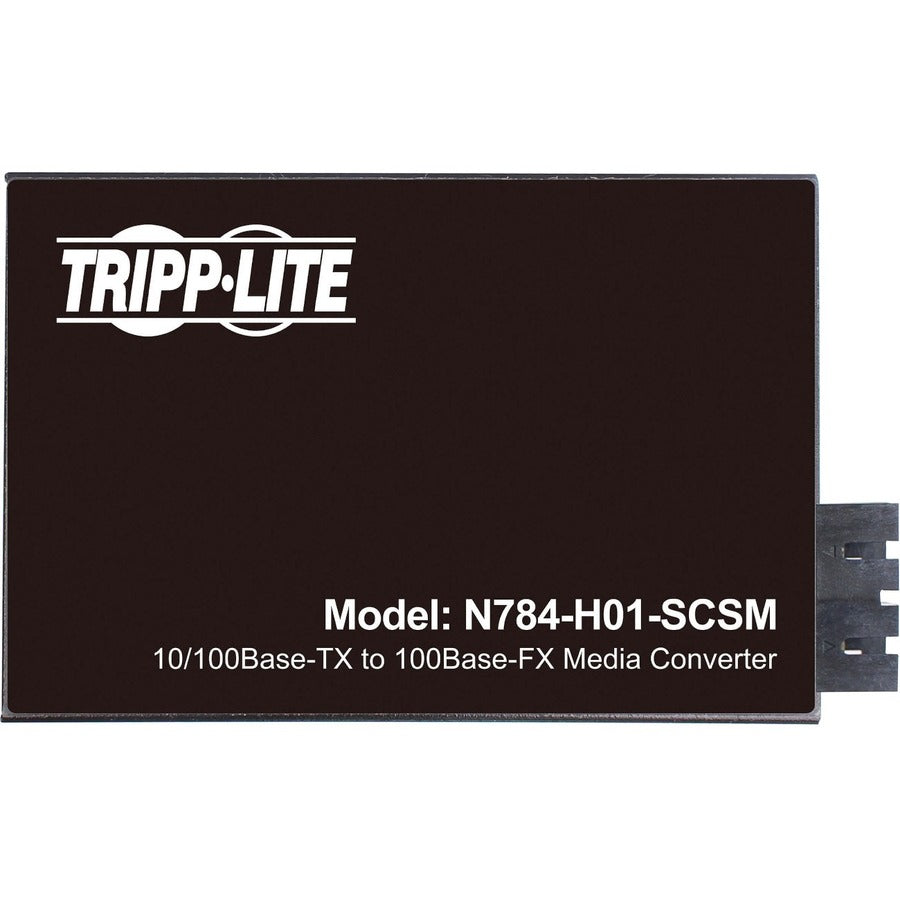 Tripp Lite Hardened Copper To Fiber Media Converter - 10/100 Mbps, Rj45/Sc Singlemode, -10° To 60°C, 30 Km (18.6 Mi.)