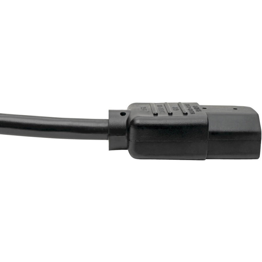 Tripp Lite Heavy-Duty Computer Power Cord Lead Cable, 15A, 14Awg (Iec-320-C13 To Nema L6-20P), 1.83 M (6-Ft.)