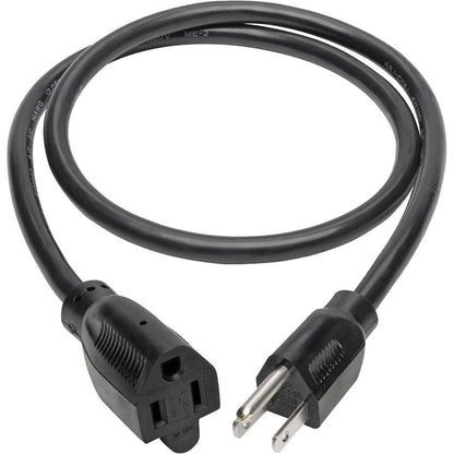 Tripp Lite Heavy-Duty Power Extension Cord, 15A, 14Awg (Nema 5-15P To Nema 5-15R), 3-Ft.