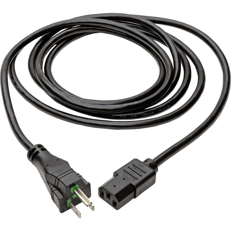 Tripp Lite Hospital-Grade Computer Power Cord Lead Cable, 10A, 18Awg (Nema 5-15P To Iec-320-C13), 1.83 M (6-Ft.)